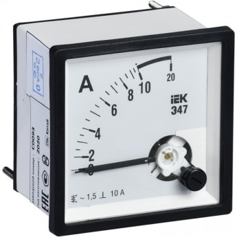 Амперметр IEK Э47 IPA10-6-0010-E Амперметр IEK Э47 IPA10-6-0010-E