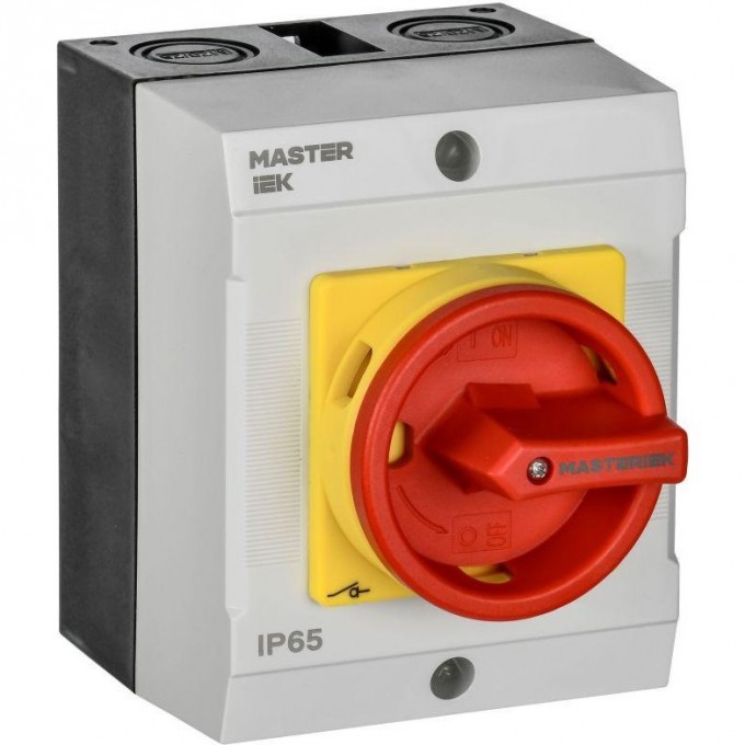 Переключатель кулачковый IEK 10А (сх. 92) в боксе закрытая рукоятка аварийный MI-CS22-010-092