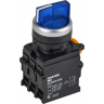 Переключатель с подсветкой на 3 положения IEK MASTER 2NO синий MI-SW60-20XD-4-14-3-K07
