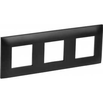 Рамка 3-местная IEK SKANDY SK-F03Bl черный Рамка 3-местная IEK SKANDY SK-F03Bl черный