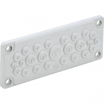 Ввод кабельный мембранный IEK TITAN 25 отверстий d=5-26мм IP65 серый